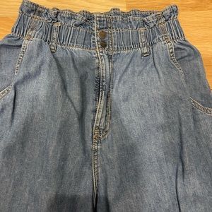 H&M High Waisted Paper-bag Jeans